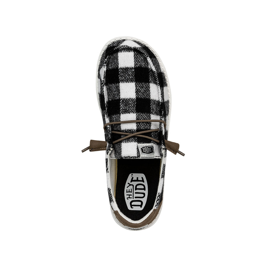 Wendy Buffalo Plaid – White and Black Plaid - Image 6