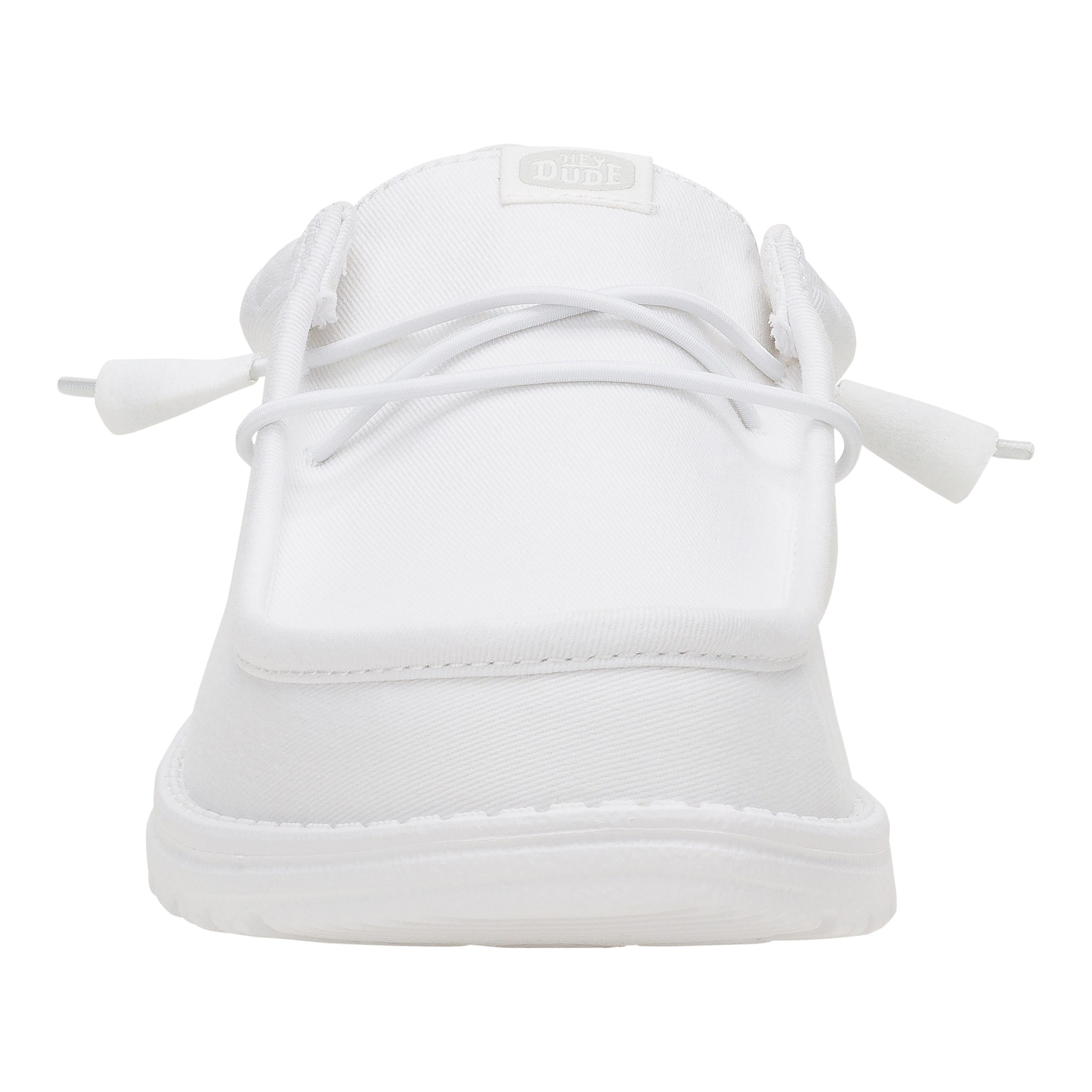 Wally Stretch Canvas Wide – White/White - Image 4