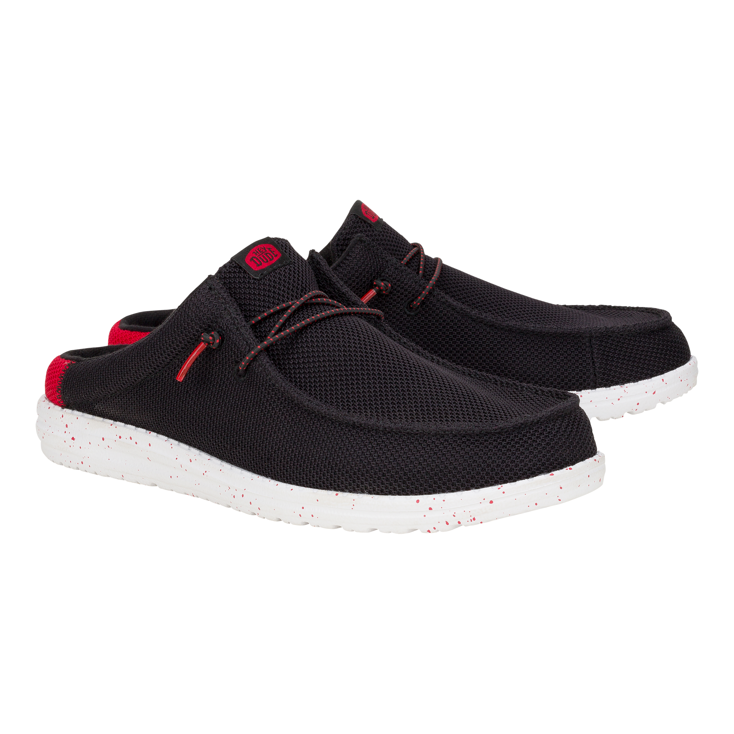 Wally Slip Varsity – Black/Red - Image 2