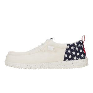 Wally Funk Americana Stars – White/Navy Blazer