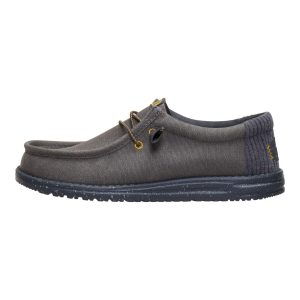 Wally Waxed Casual – Dark Grey